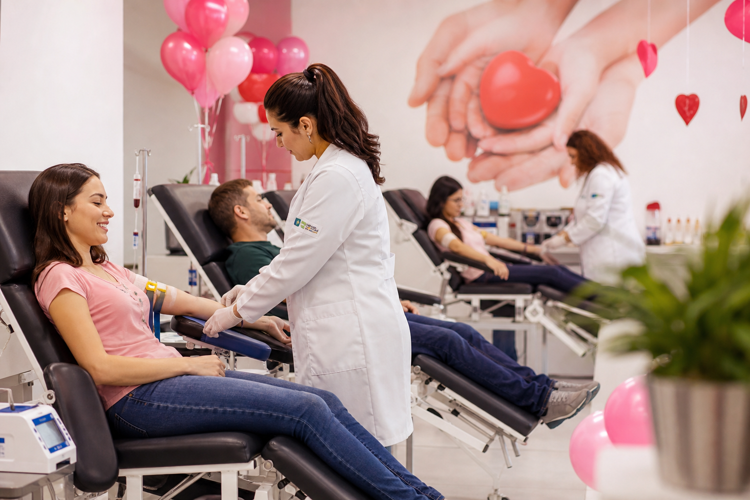 Campanha de doação de sangue apoiada pela Clínica Estímulos em Surubim.